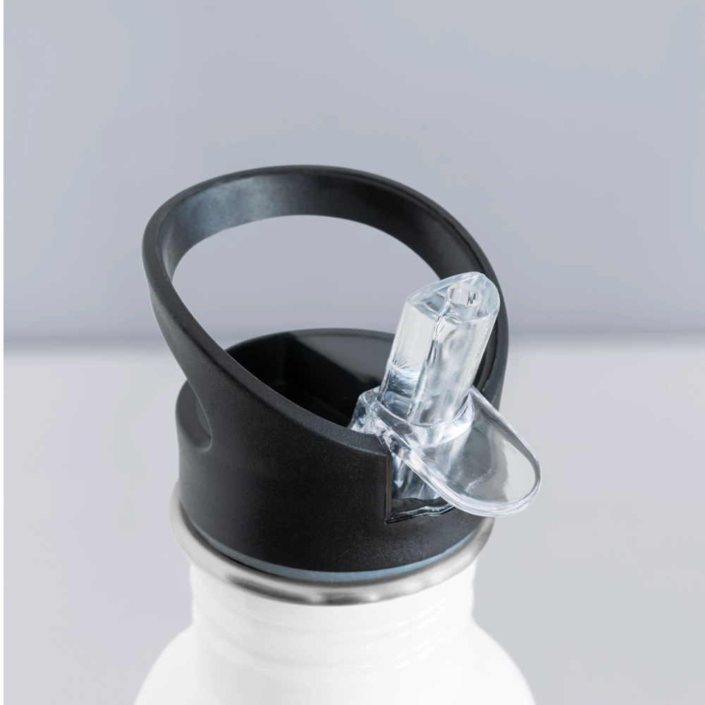 Trinkflasche "Herz" - Weiß