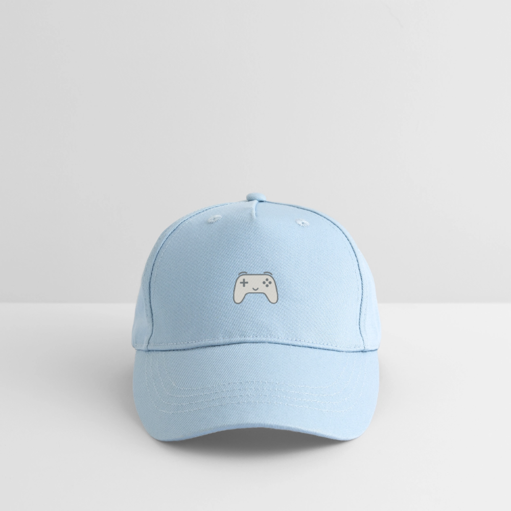 Bio Kinder Kappe "Controller" - Hellblau