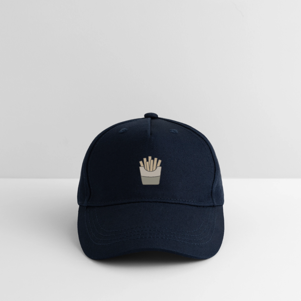 Bio Kinder Kappe "Pommes" - Navy