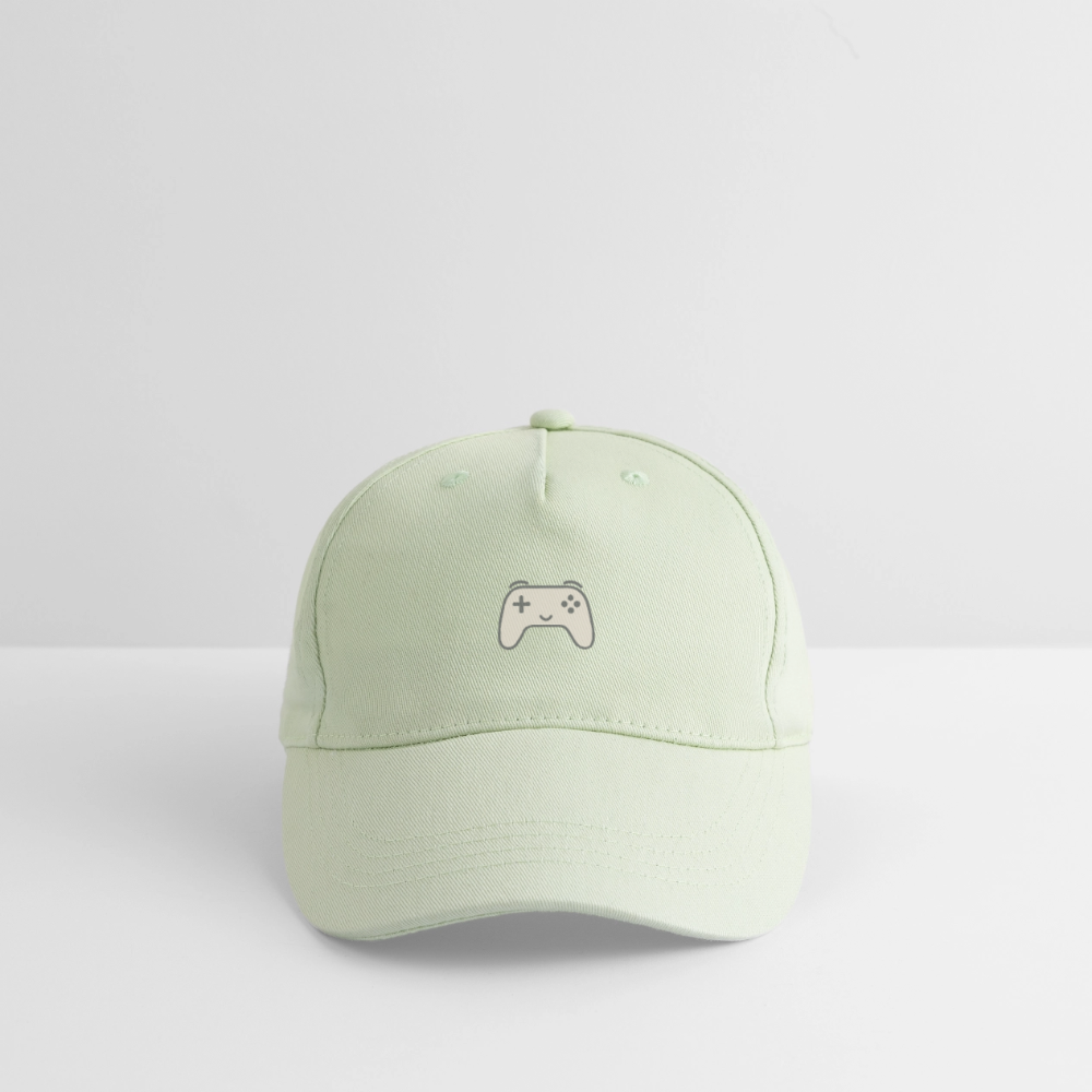 Bio Kinder Kappe "Controller" - Helles Mintgrün