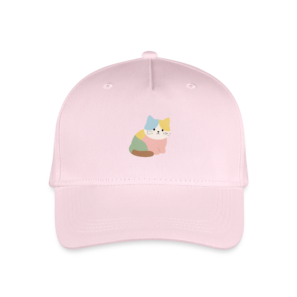 Bio Kinder Kappe "Katze" - Hellrosa