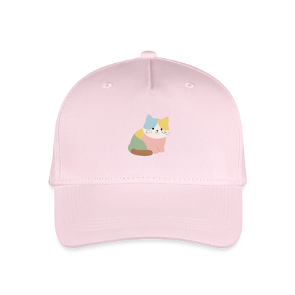 Bio Kinder Kappe "Katze" - Hellrosa