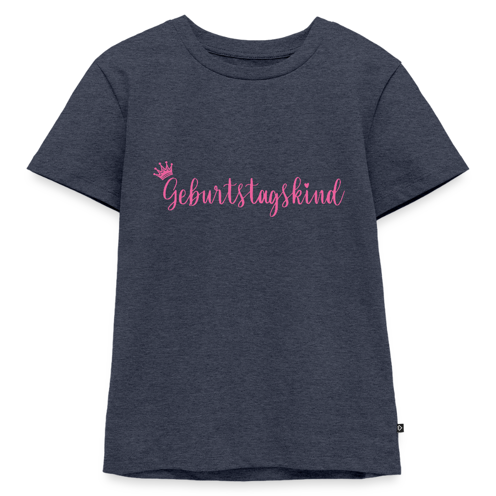 Kinder T-Shirt "Geburtstagskind" - Jeansblau 