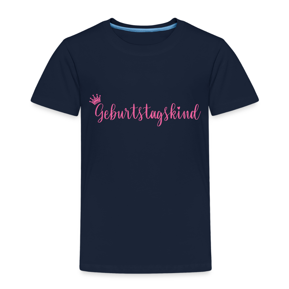 Kinder T-Shirt "Geburtstagskind" - Navy