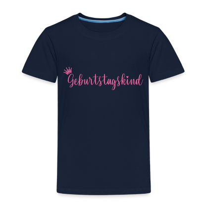 Kinder T-Shirt "Geburtstagskind" - Navy
