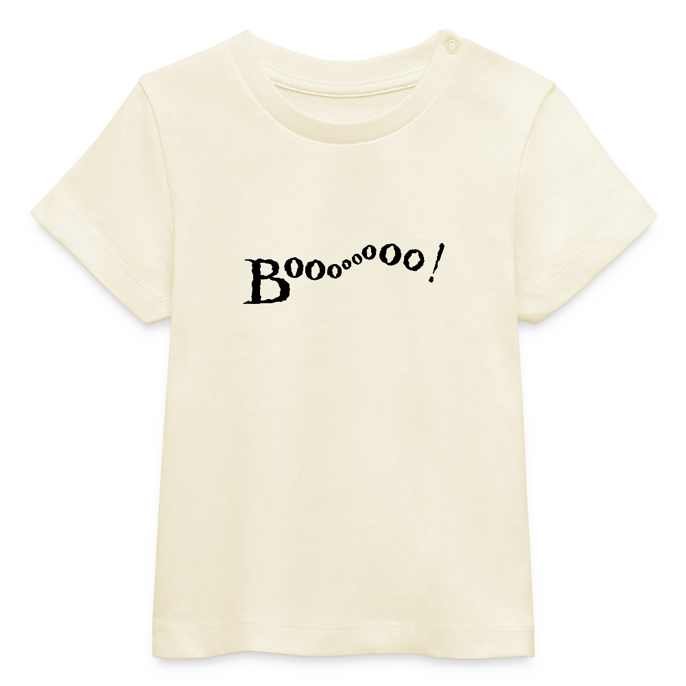 Bio Baby T-Shirt "Boo" - Weißgrau