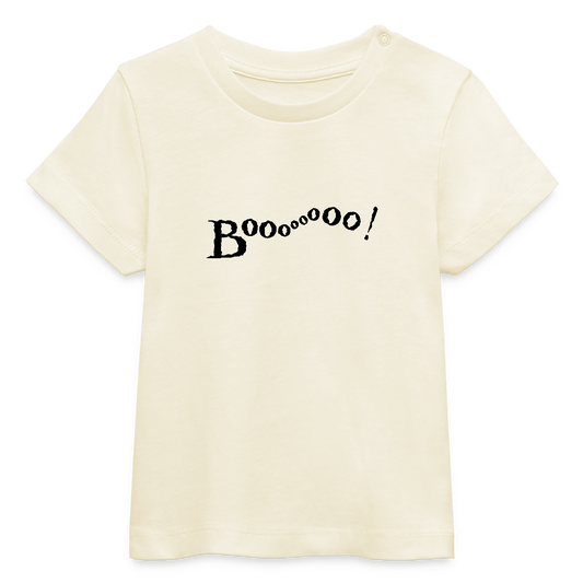 Bio Baby T-Shirt "Boo" - Weißgrau
