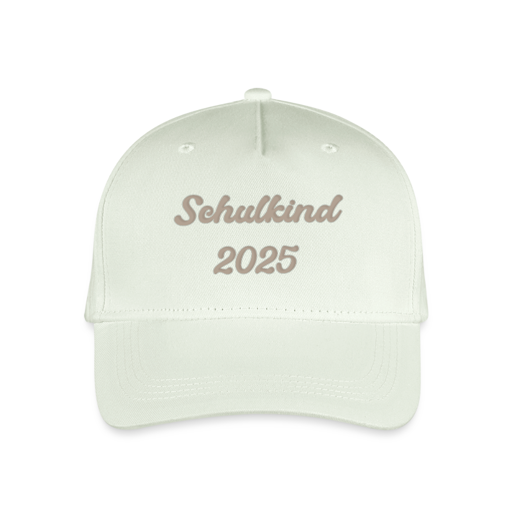 Bio Kinder Kappe "Schulkind 2025" - Helles Mintgrün