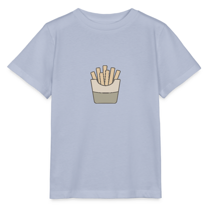 Bio Kinder T-Shirt "Pommes" - Lavendel-Violett
