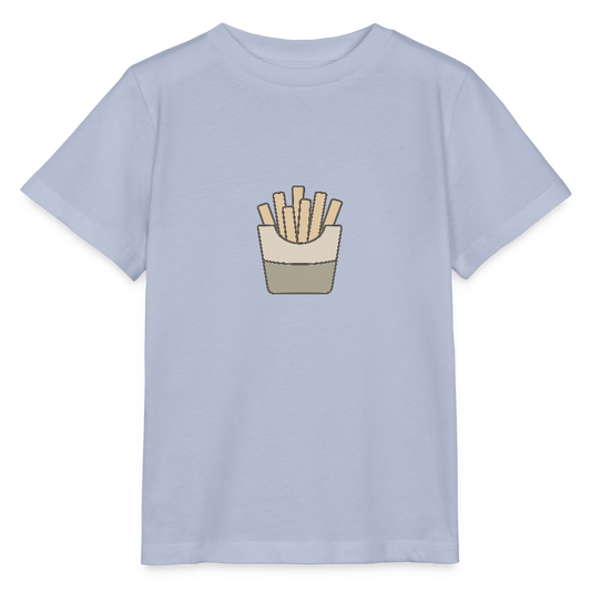 Bio Kinder T-Shirt "Pommes" - Lavendel-Violett