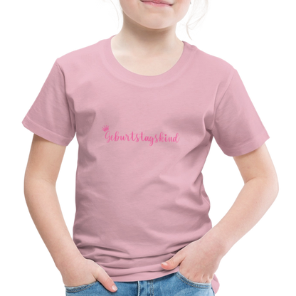Kinder T-Shirt "Geburtstagskind" - Hellrosa