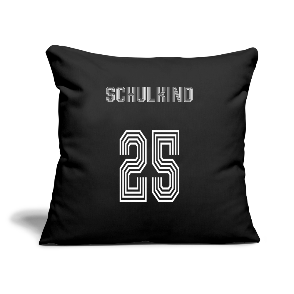 Sofakissen mit Füllung 44 x 44 cm "Schulkind 2025" - Schwarz