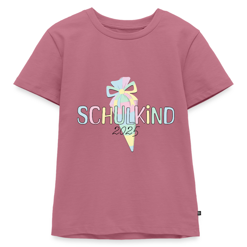 Kinder T-Shirt "Schulkind 2025" - Mauve