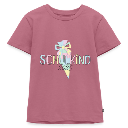 Kinder T-Shirt "Schulkind 2025" - Mauve