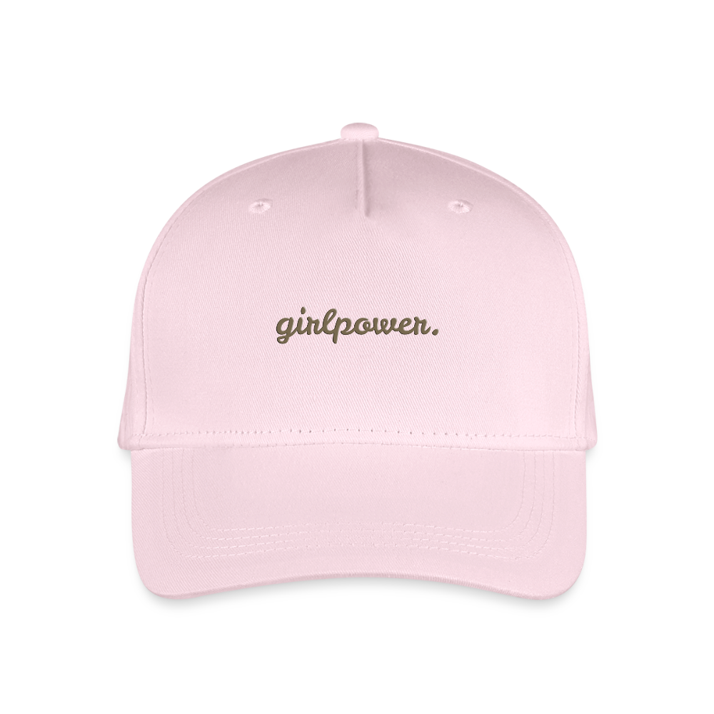 Bio Kinder Kappe "girlpower." - Hellrosa