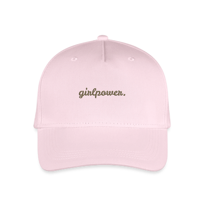 Bio Kinder Kappe "girlpower." - Hellrosa