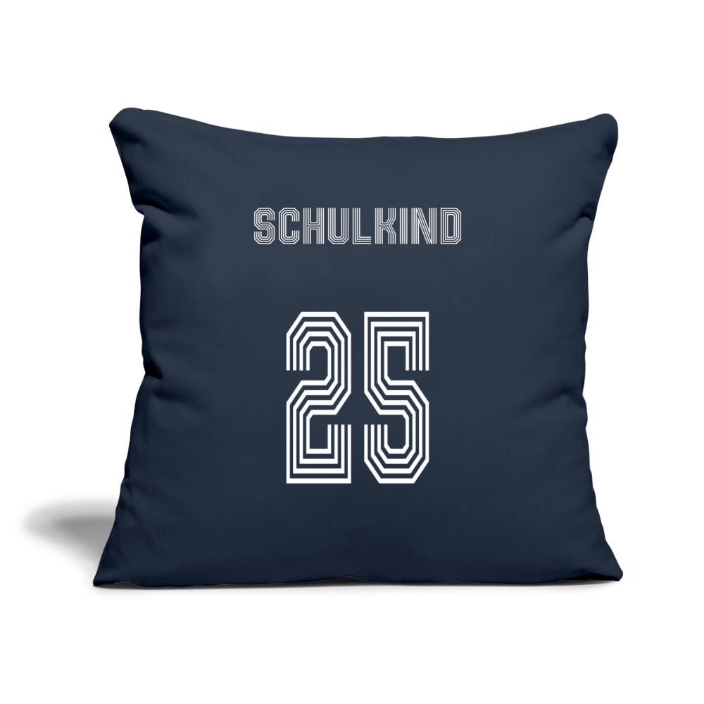 Sofakissen mit Füllung 44 x 44 cm "Schulkind 2025" - Navy