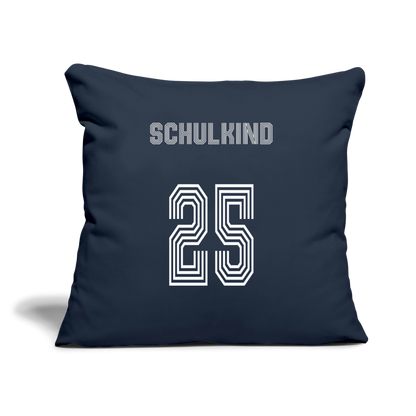 Sofakissen mit Füllung 44 x 44 cm "Schulkind 2025" - Navy
