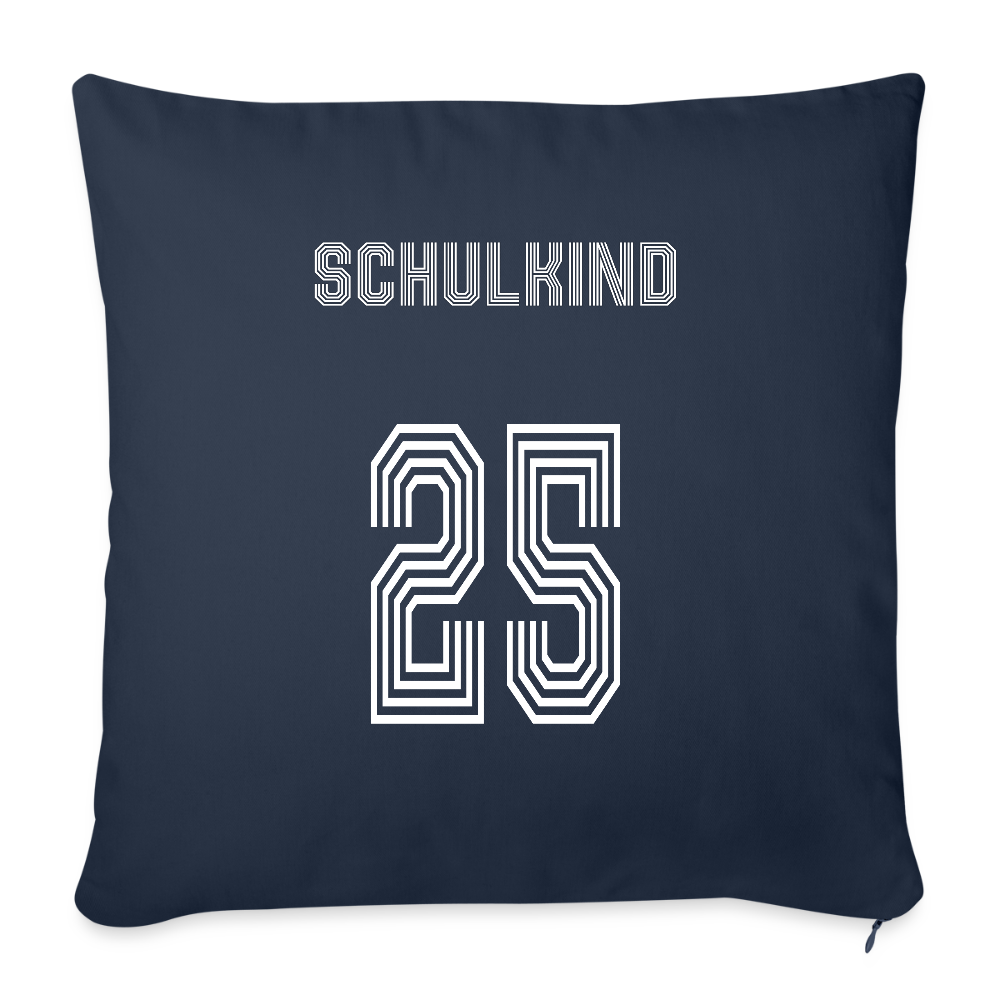 Sofakissen mit Füllung 44 x 44 cm "Schulkind 2025" - Navy