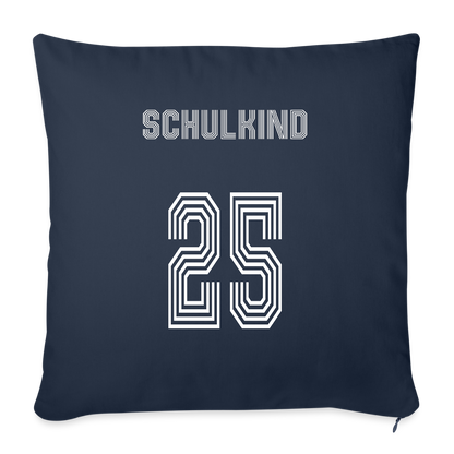 Sofakissen mit Füllung 44 x 44 cm "Schulkind 2025" - Navy
