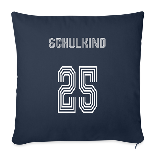 Sofakissen mit Füllung 44 x 44 cm "Schulkind 2025" - Navy