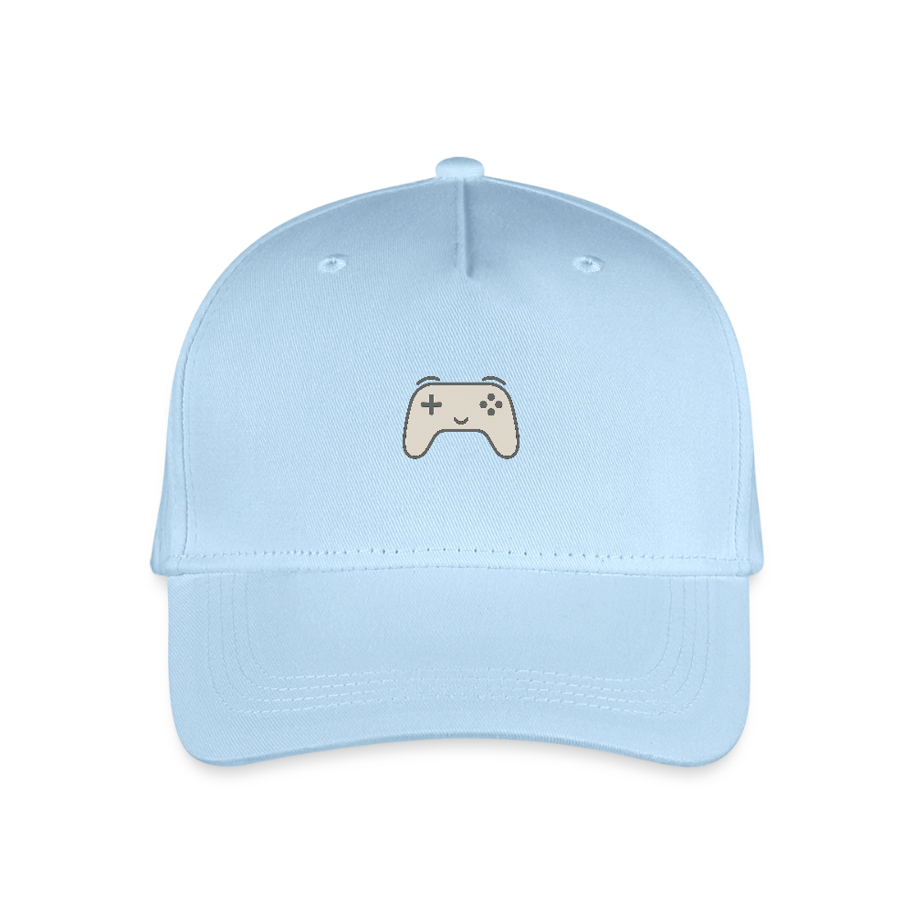 Bio Kinder Kappe "Controller" - Hellblau