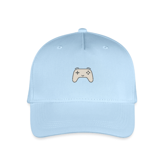 Bio Kinder Kappe "Controller" - Hellblau