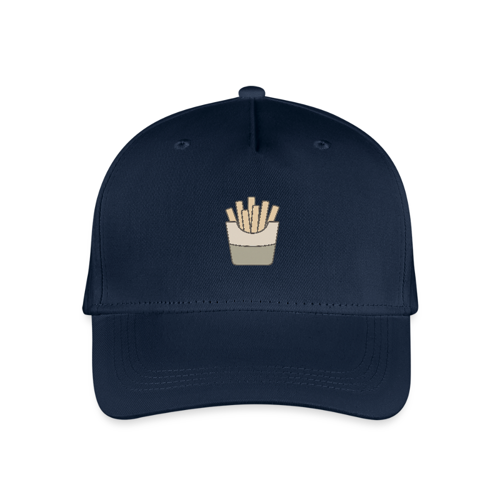 Bio Kinder Kappe "Pommes" - Navy