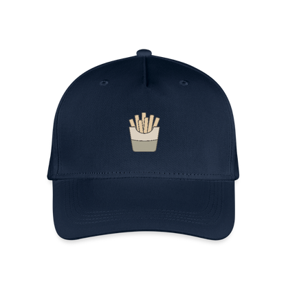Bio Kinder Kappe "Pommes" - Navy