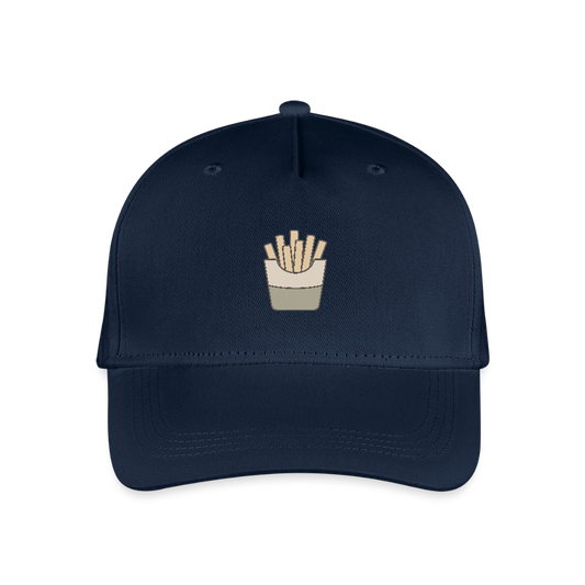 Bio Kinder Kappe "Pommes" - Navy