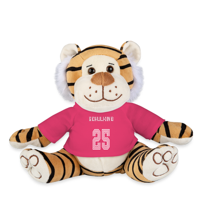 Plüschtiger "Schulkind 2025" - Pink