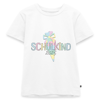 Kinder T-Shirt "Schulkind 2025" - Weiß