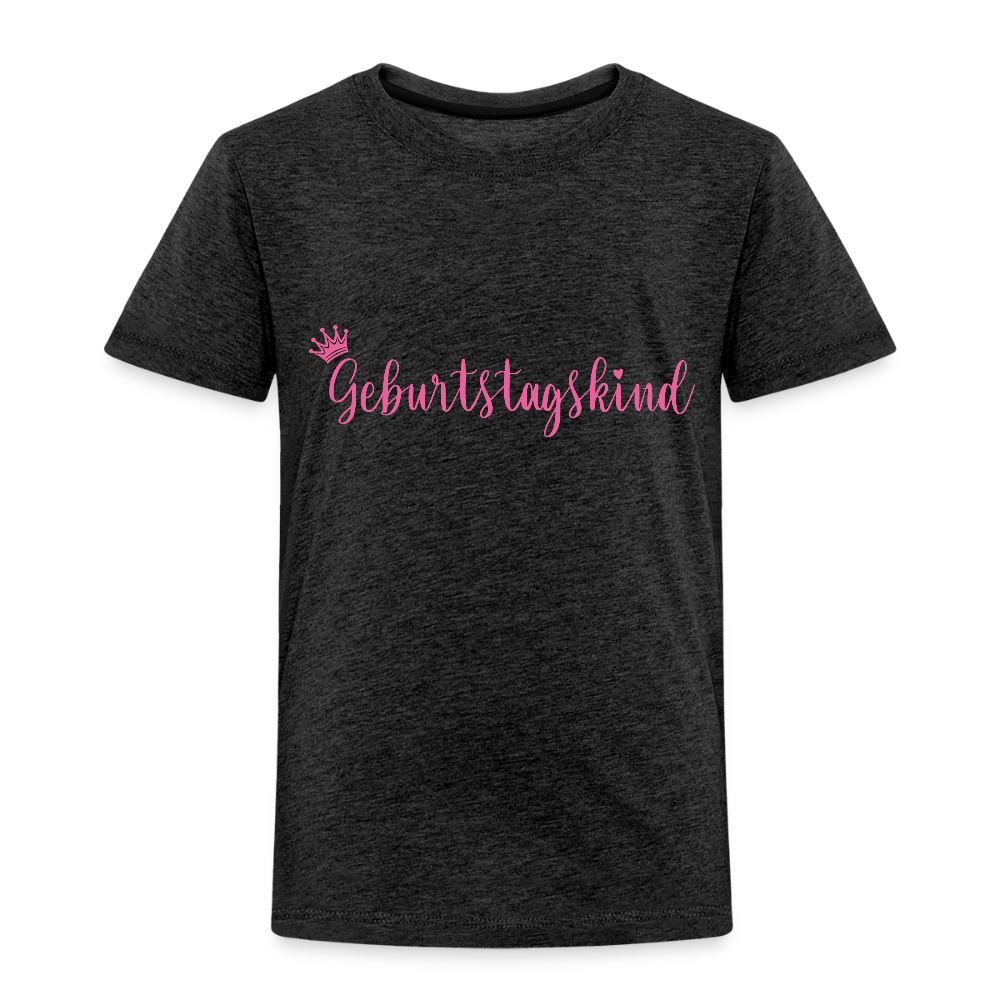 Kinder T-Shirt "Geburtstagskind" - Anthrazit