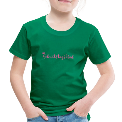 Kinder T-Shirt "Geburtstagskind" - Kelly Green