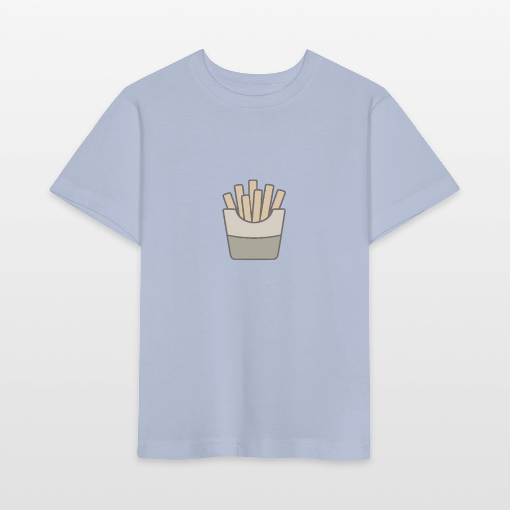 Bio Kinder T-Shirt "Pommes" - Lavendel-Violett