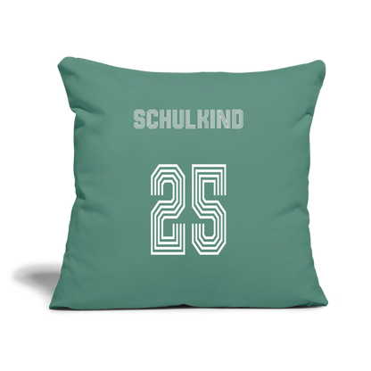Sofakissen mit Füllung 44 x 44 cm "Schulkind 2025" - Tanngrün