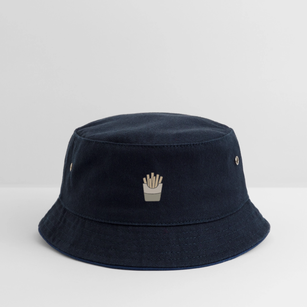 Kinder Anglerhut "Pommes" - navy/navy