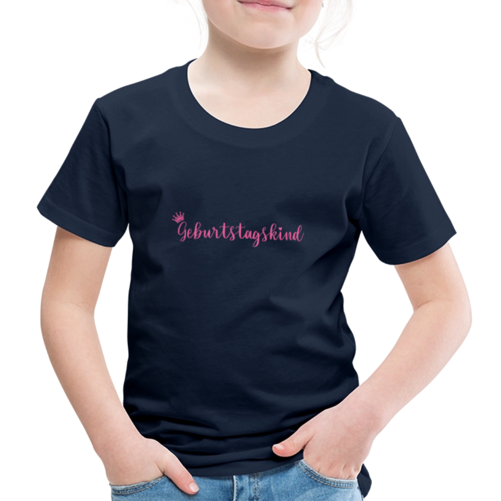 Kinder T-Shirt "Geburtstagskind" - Navy