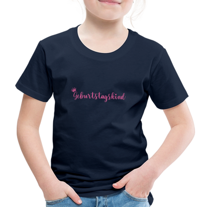 Kinder T-Shirt "Geburtstagskind" - Navy