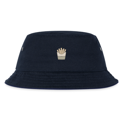Kinder Anglerhut "Pommes" - navy/navy