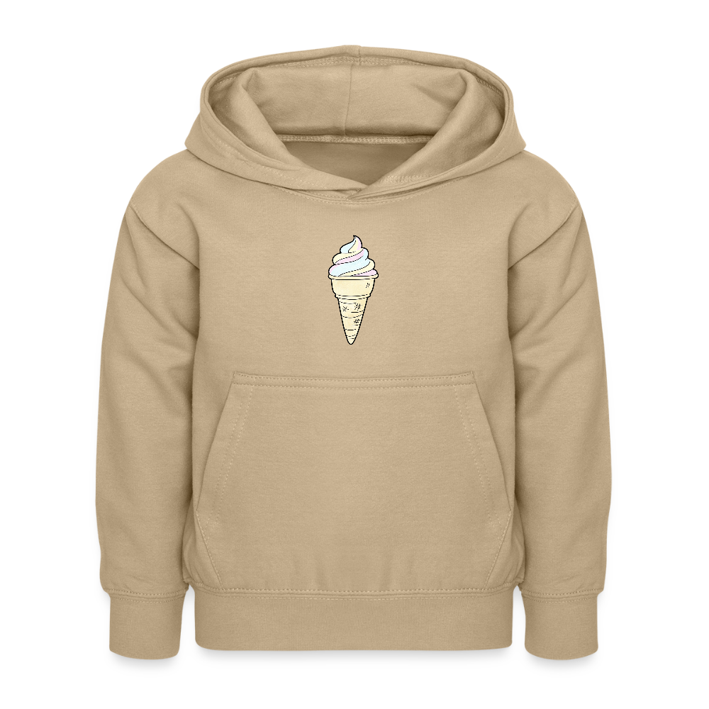 Kinder Kapuzenpullover "Soft Eis" - Sand
