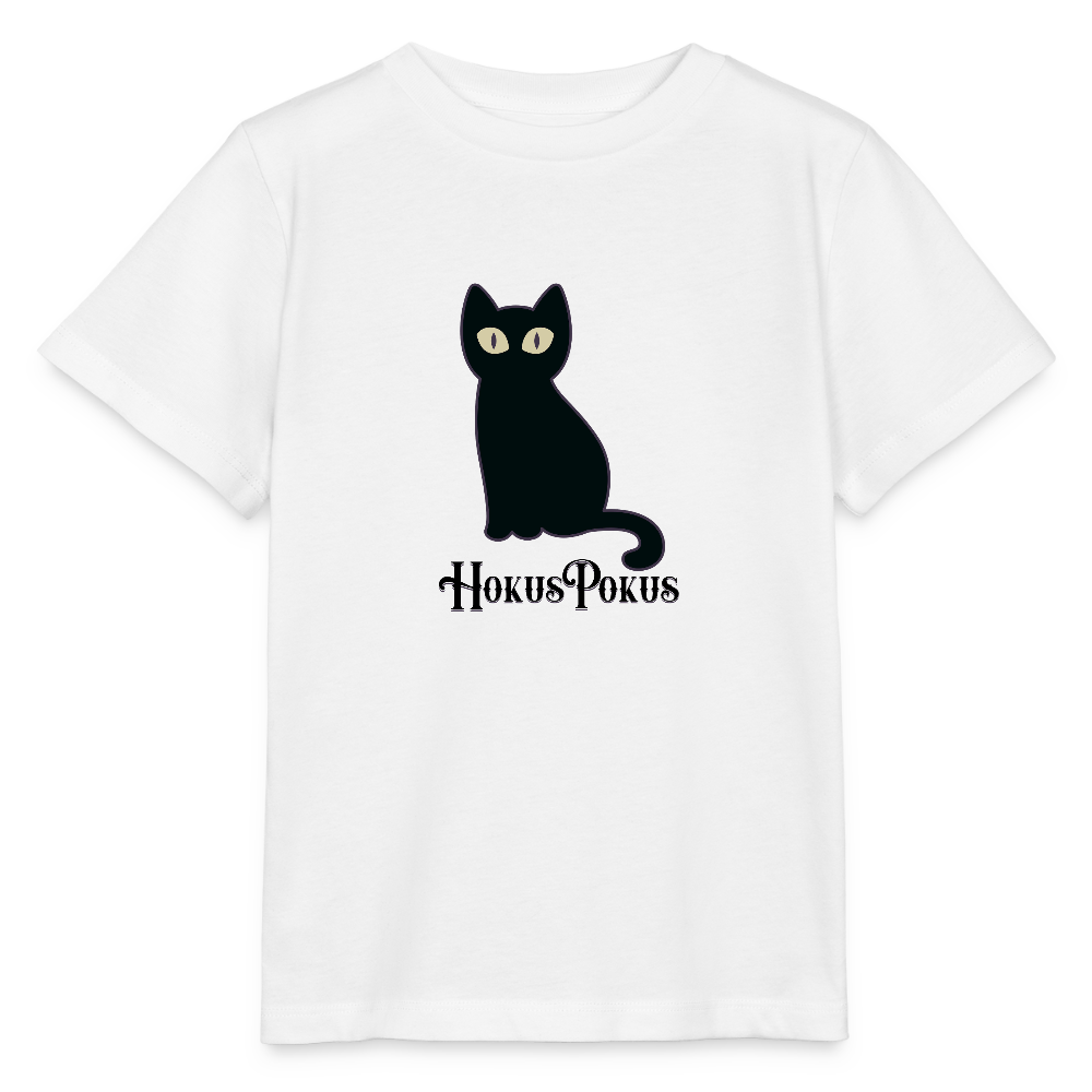 Bio Kinder T-Shirt "Hokus Pokus" - Weiß