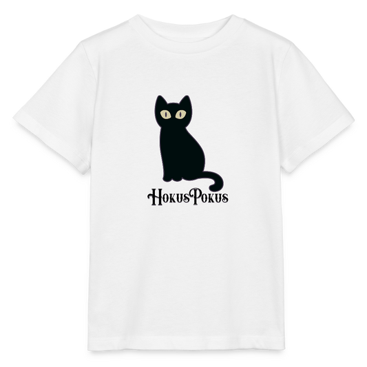 Bio Kinder T-Shirt "Hokus Pokus" - Weiß