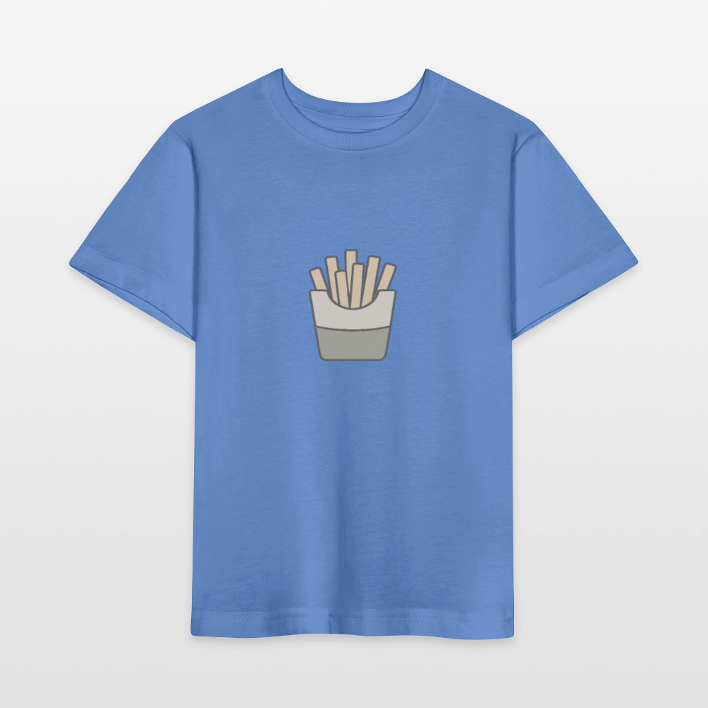 Bio Kinder T-Shirt "Pommes" - Blau