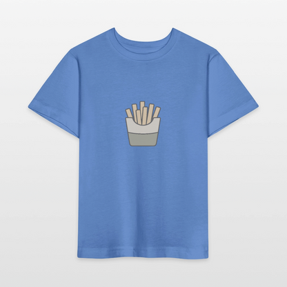 Bio Kinder T-Shirt "Pommes" - Blau