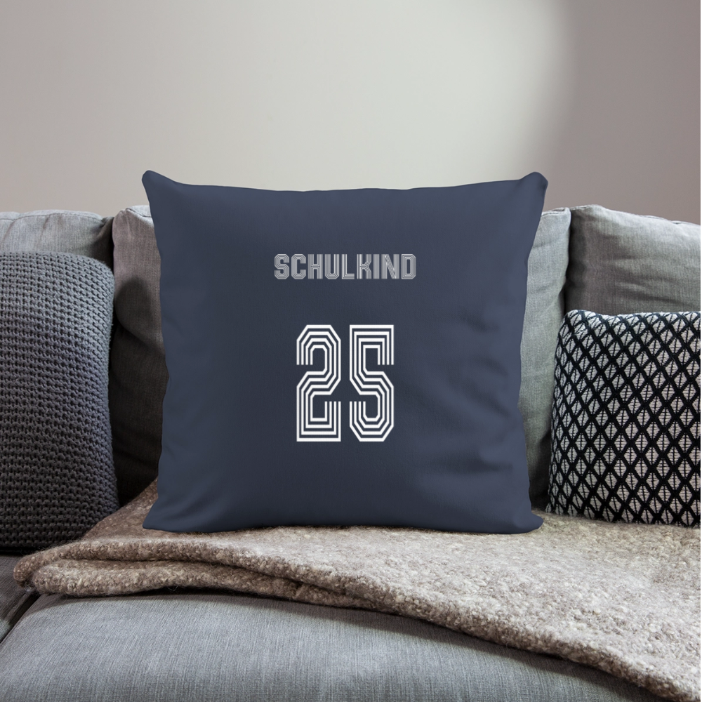 Sofakissen mit Füllung 44 x 44 cm "Schulkind 2025" - Navy