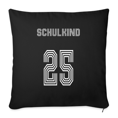Sofakissen mit Füllung 44 x 44 cm "Schulkind 2025" - Schwarz