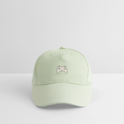Bio Kinder Kappe "Controller" - Helles Mintgrün